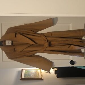 ABERCROMBIE & FITCH Womens Camel Coat